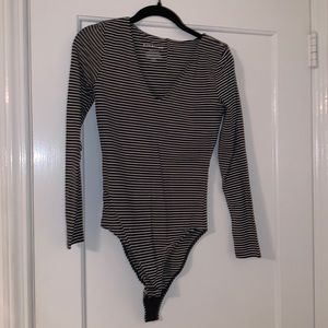 Everlane striped bodysuit